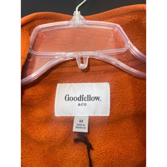 Goodfellow & Co Recycled Polyester Quarter-Zip‎ Fleece Jacket, size M - Picture 4 of 7